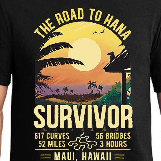 Rjc Road To Hana Survivor Maui Hawaii Trip Adventure Pajama Set