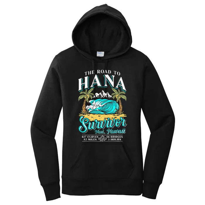 RJC Road to Hana Survivor Maui Hawaii Trip Adventure Women's Pullover Hoodie