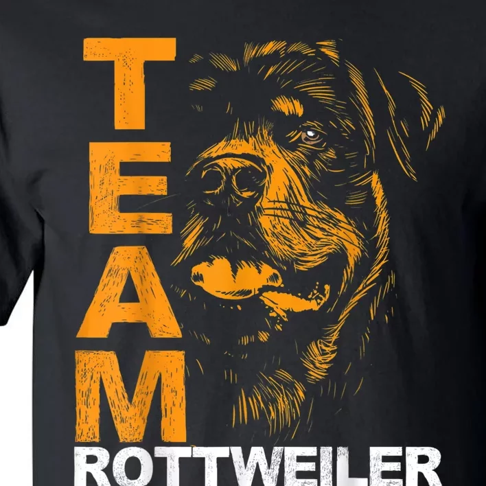 Rottweiler Rottie Team Love Dog Owners Tall T-Shirt