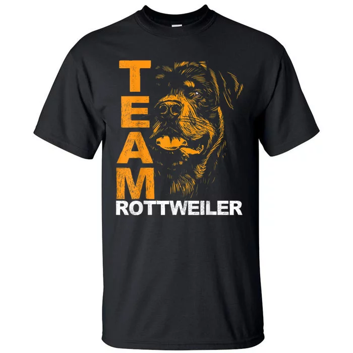 Rottweiler Rottie Team Love Dog Owners Tall T-Shirt