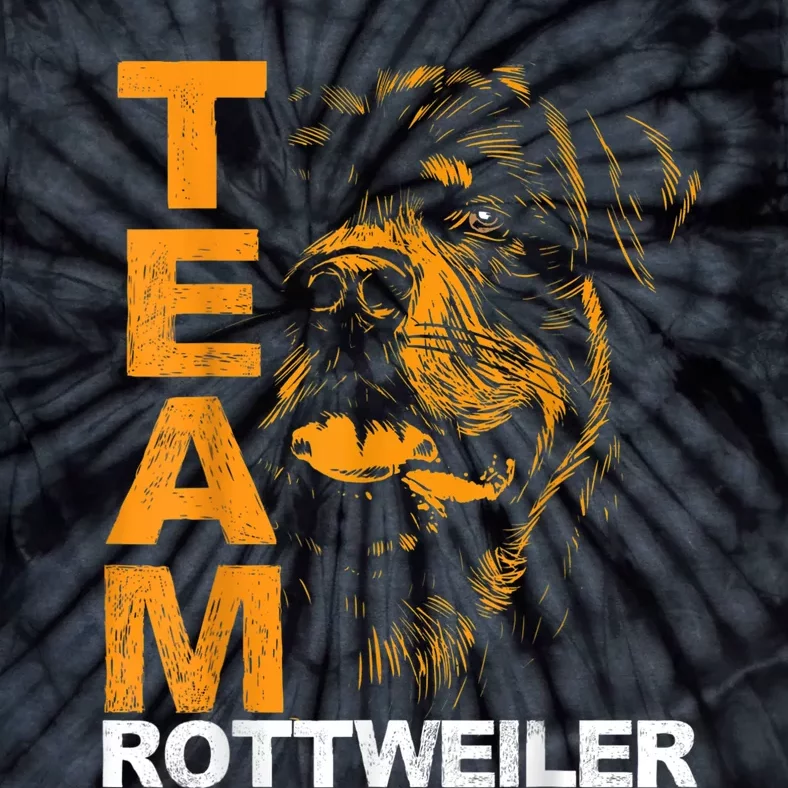 Rottweiler Rottie Team Love Dog Owners Tie-Dye T-Shirt