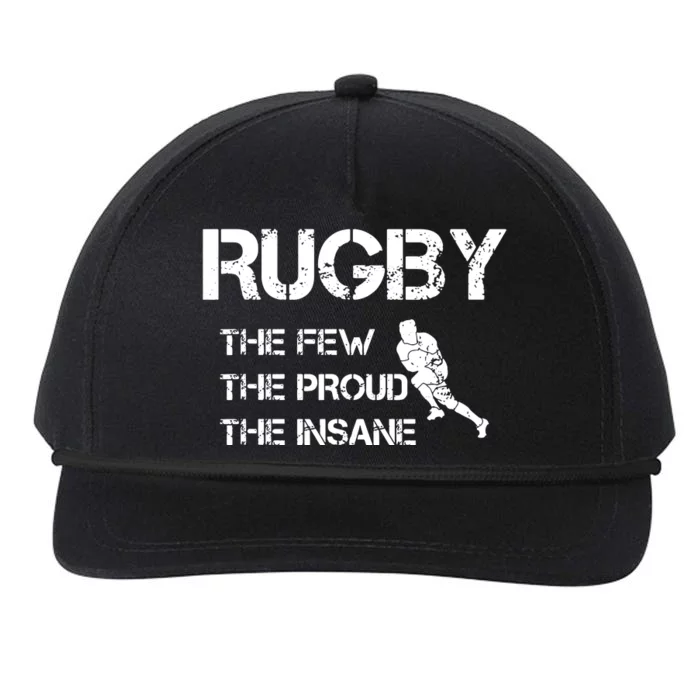 Rugby Snapback Five-Panel Rope Hat