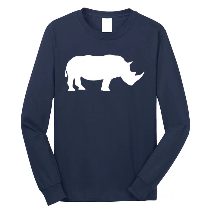 Rhinoceros Rhino Unicorn Wild Animal Lover Long Sleeve Shirt