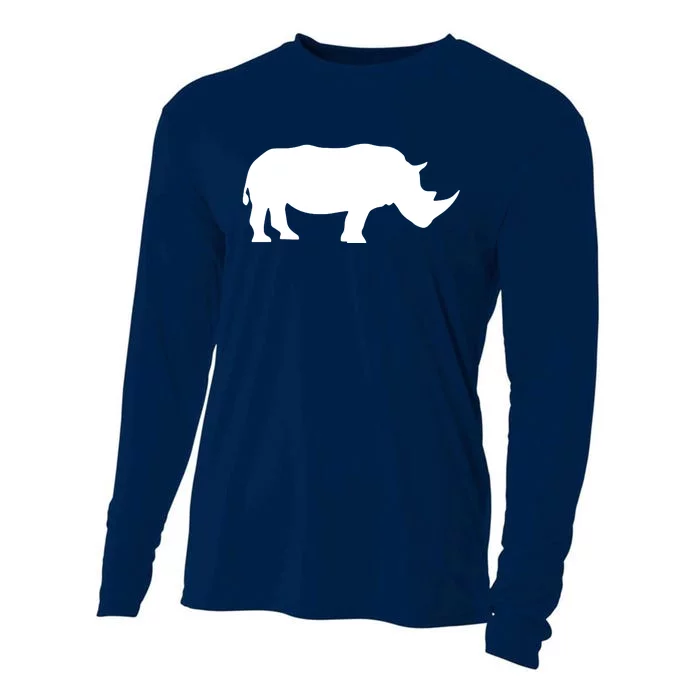 Rhinoceros Rhino Unicorn Wild Animal Lover Cooling Performance Long Sleeve Crew