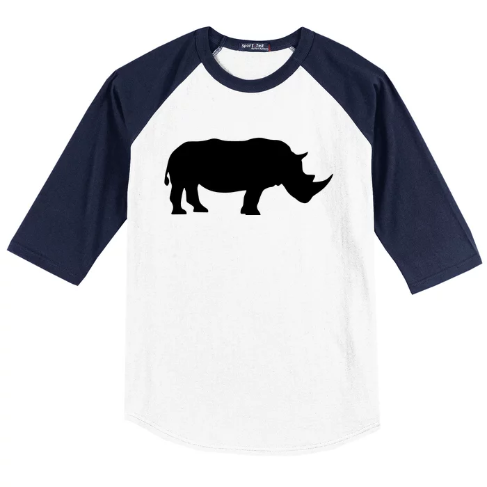 Rhinoceros Rhino Unicorn Wild Animal Lover Baseball Sleeve Shirt