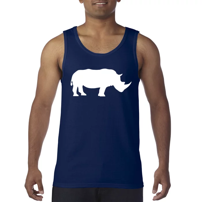 Rhinoceros Rhino Unicorn Wild Animal Lover Tank Top