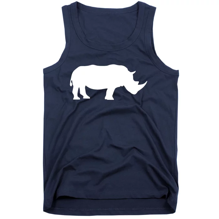 Rhinoceros Rhino Unicorn Wild Animal Lover Tank Top