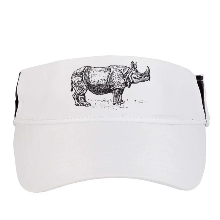 Rhinoceros Rhino Unicorn Wild Animal Lover Adult Drive Performance Visor