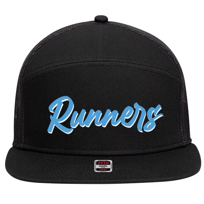 Runners 7 Panel Mesh Trucker Snapback Hat