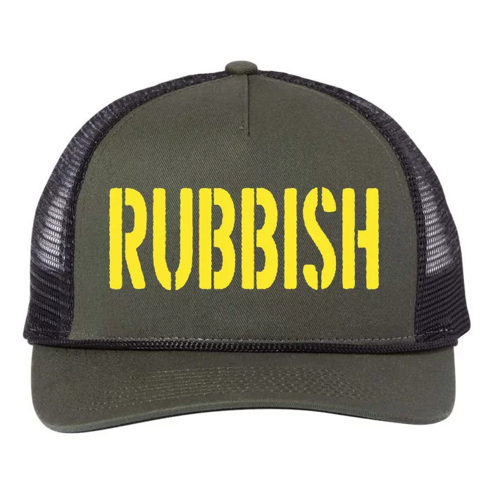 Rubbish Retro Rope Trucker Hat Cap