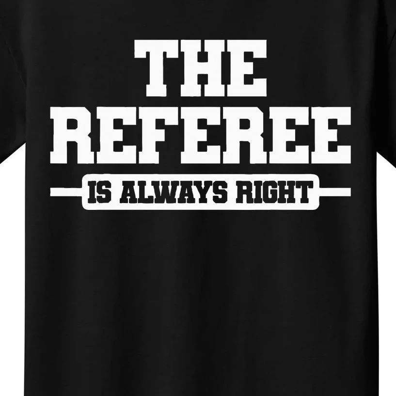 Referee Ref Umpire Kids T-Shirt