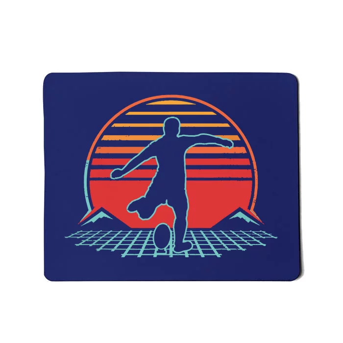 Rugby Retro Vintage 80s Style Coach Player Gift Mousepad