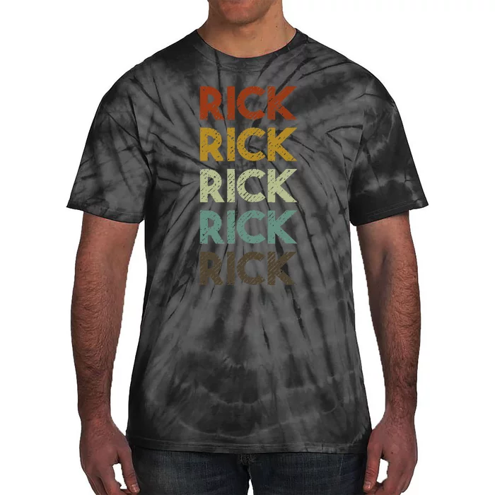 Retro Rick Vintage Distressed Style Tie-Dye T-Shirt