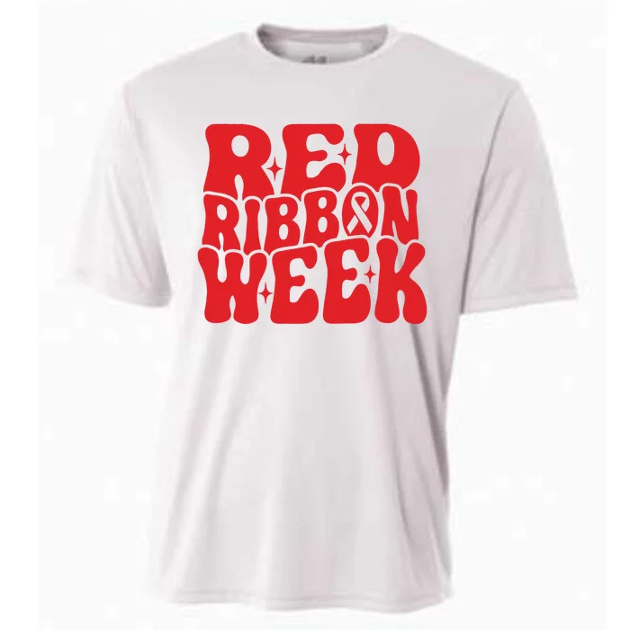 Red Ribbon Week Say Boo To Drugs Cooling Performance Crew T-Shirt