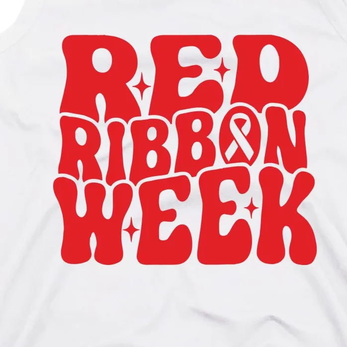 Red Ribbon Week Say Boo To Drugs Tank Top