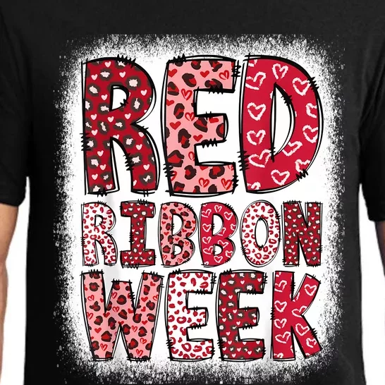 Red Ribbon Week Pajama Set