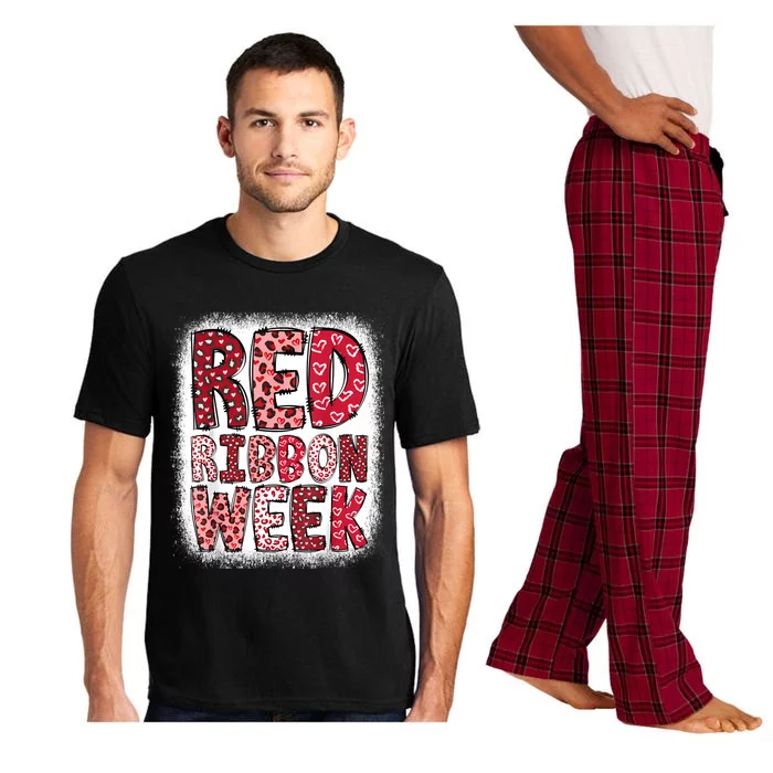 Red Ribbon Week Pajama Set