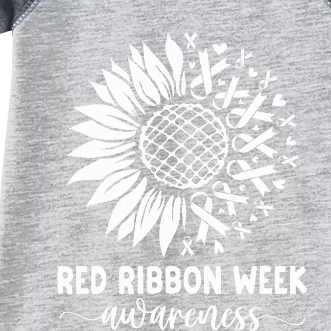 Red Ribbon Week Red Ribbon Week Sunflower Infant Baby Jersey Bodysuit