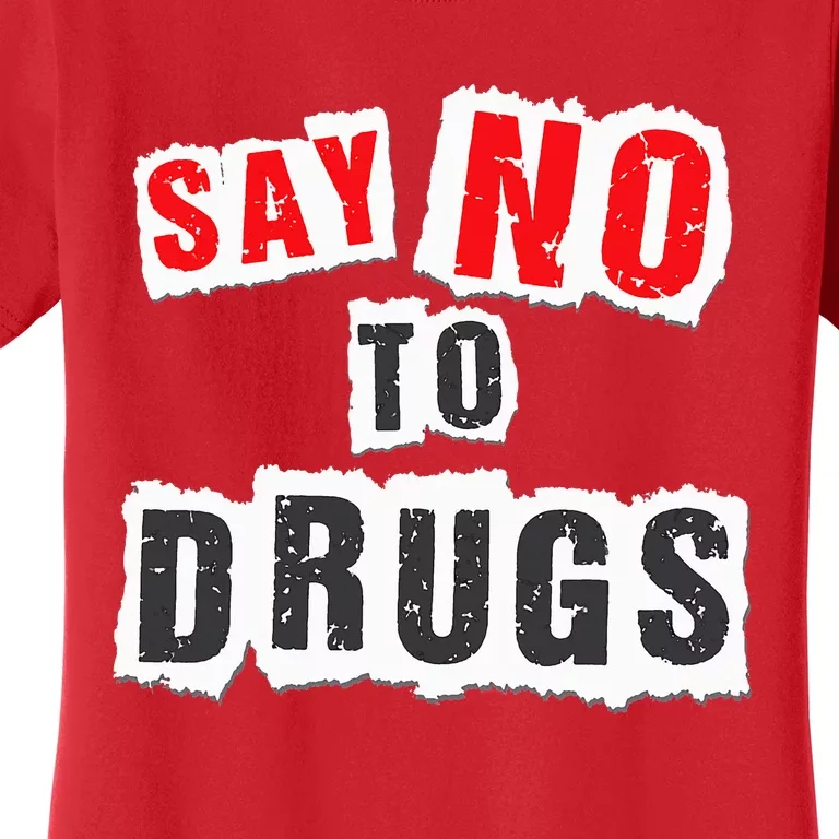 Red Ribbon Week Say No To Drugs Women's T-Shirt