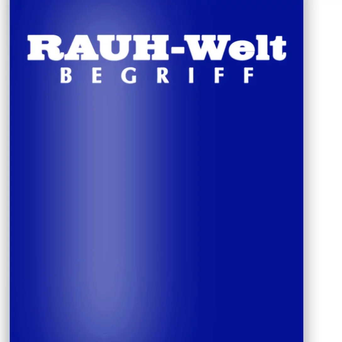 RWB Rauh Welt Begriff Fan, I Love Cars Poster