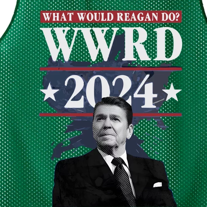 Ronald Reagan Wwrd 2024 Mesh Reversible Basketball Jersey Tank