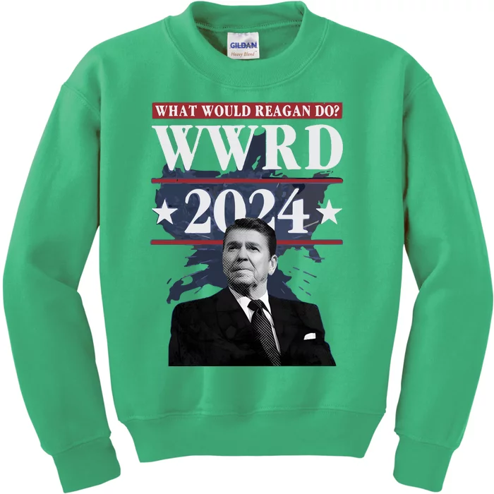 Ronald Reagan Wwrd 2024 Kids Sweatshirt