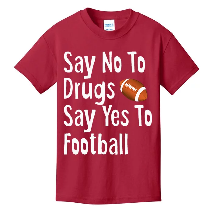 Red Ribbon Week  Say No Say Yes to Football Kids T-Shirt