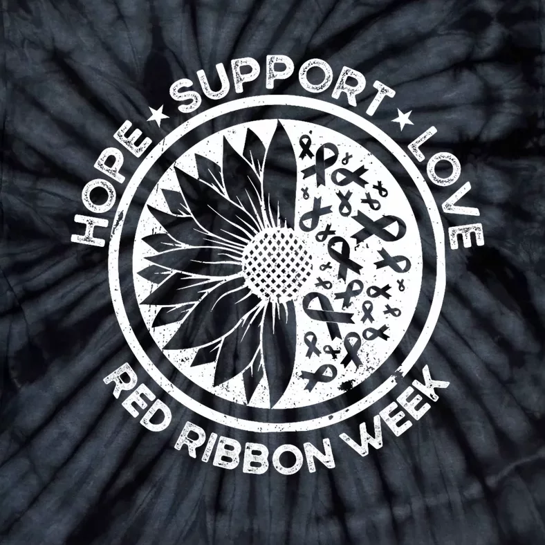 Red Ribbon Week Tie-Dye T-Shirt