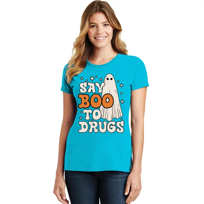 Red Ribbon Week Say Boo To Drugs Women's T-Shirt