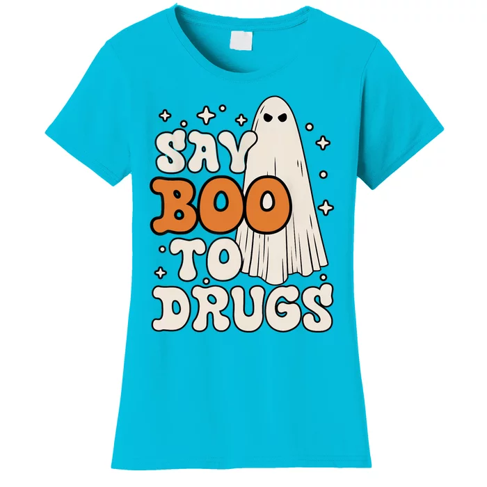 Red Ribbon Week Say Boo To Drugs Women's T-Shirt