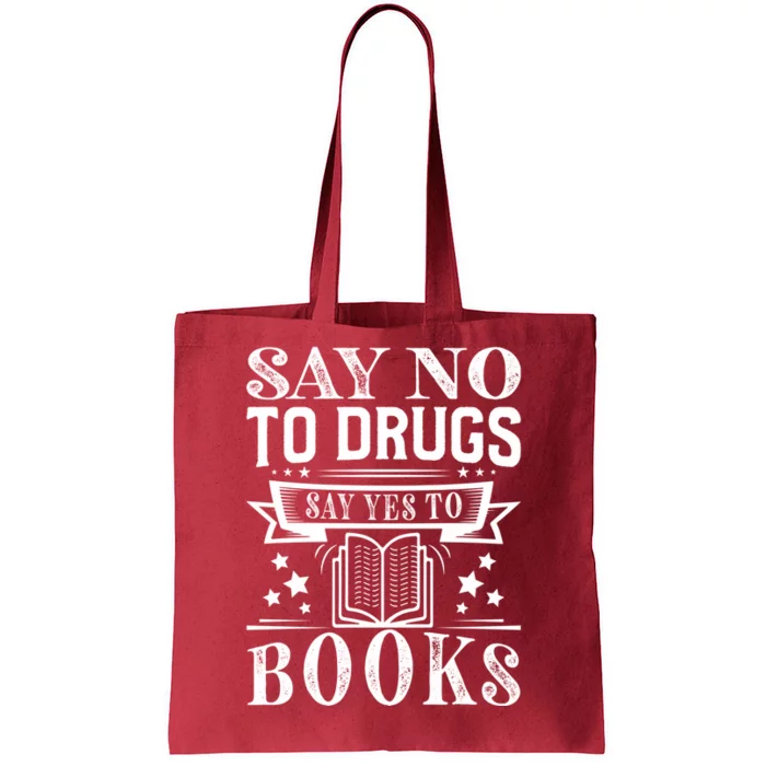 Red Ribbon Week Say No To Drugs Say Yes To Books Learning Tote Bag