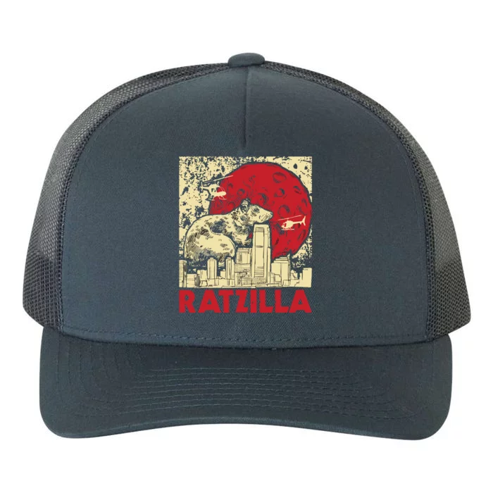 Ratzilla Rat Whisperer Rodent Lover Rat Lover Yupoong Adult 5-Panel Trucker Hat