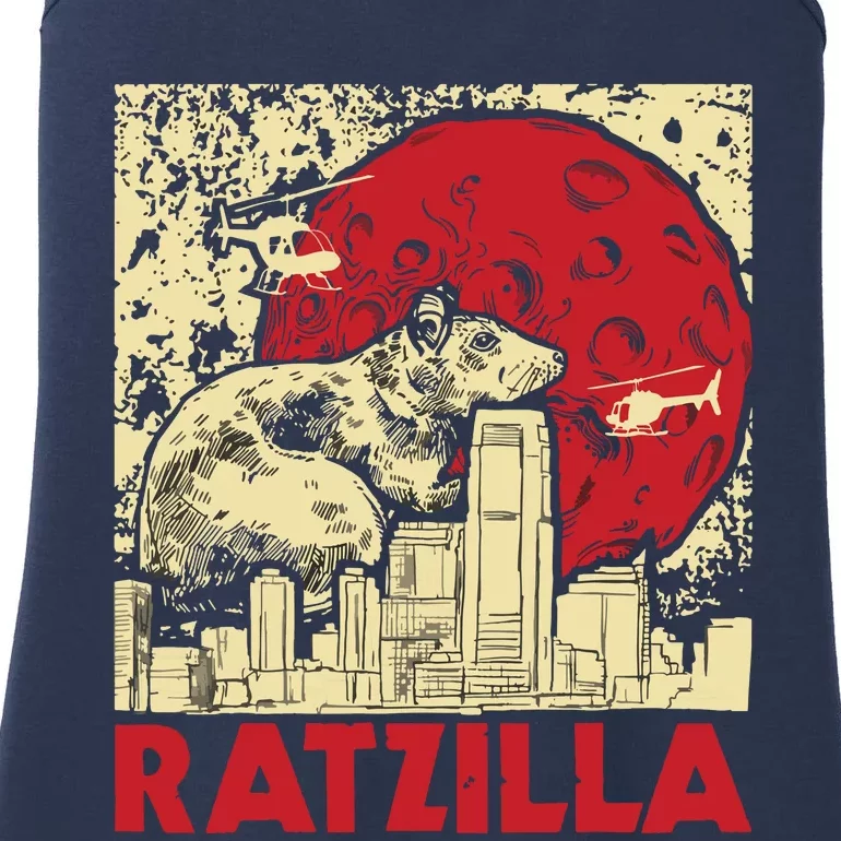 Ratzilla Rat Whisperer Rodent Lover Rat Lover Ladies Essential Tank