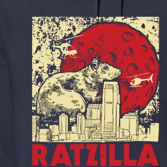 Ratzilla Rat Whisperer Rodent Lover Rat Lover Premium Hoodie