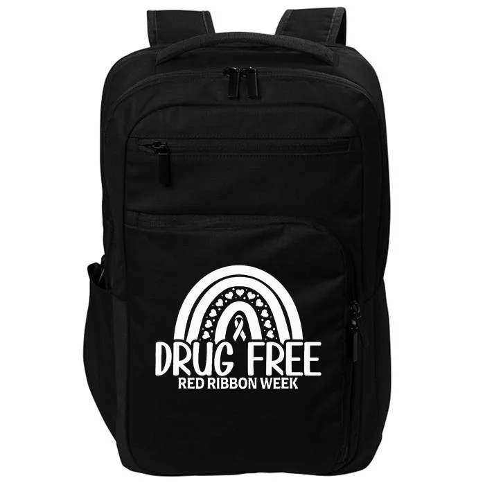 Red Ribbon Week  Drug Free Rainbow Red Ribbon Week Impact Tech Backpack