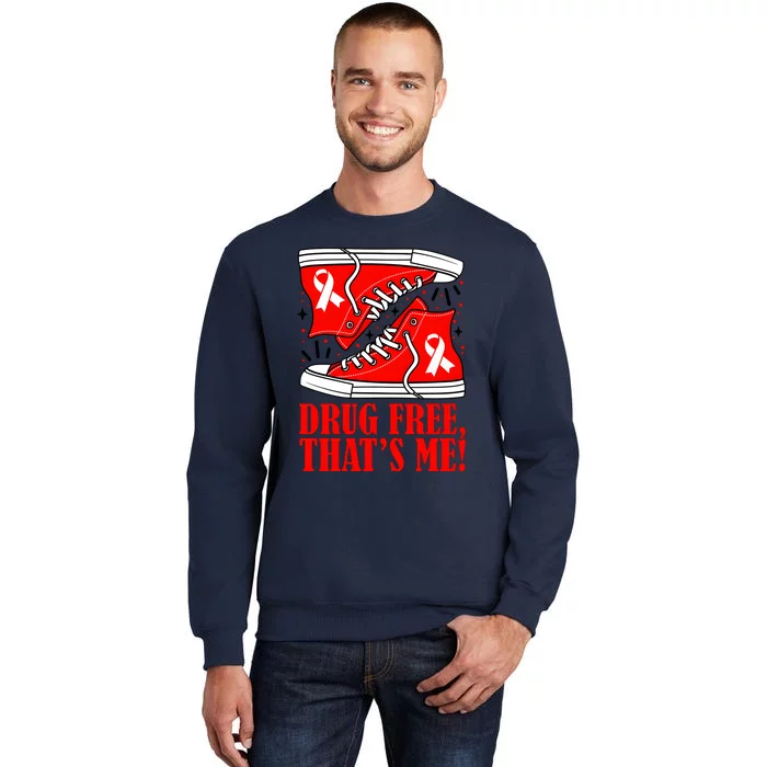 Red Ribbon Week Say No To Drugs Drugs Free Anti Drugs Sweatshirt