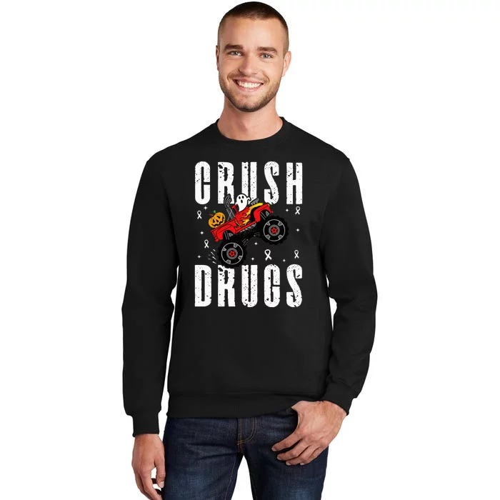 Red Ribbon Week Awareness Halloween Tall Sweatshirt