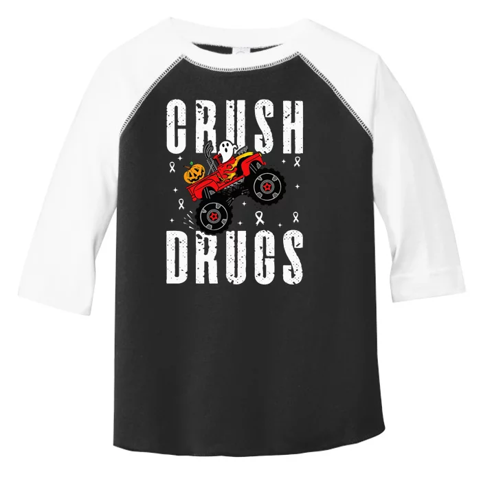 Red Ribbon Week Awareness Halloween Toddler Fine Jersey T-Shirt