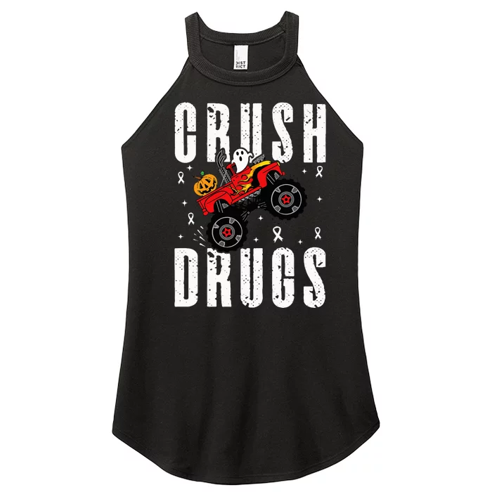 Red Ribbon Week Awareness Halloween Women’s Perfect Tri Rocker Tank