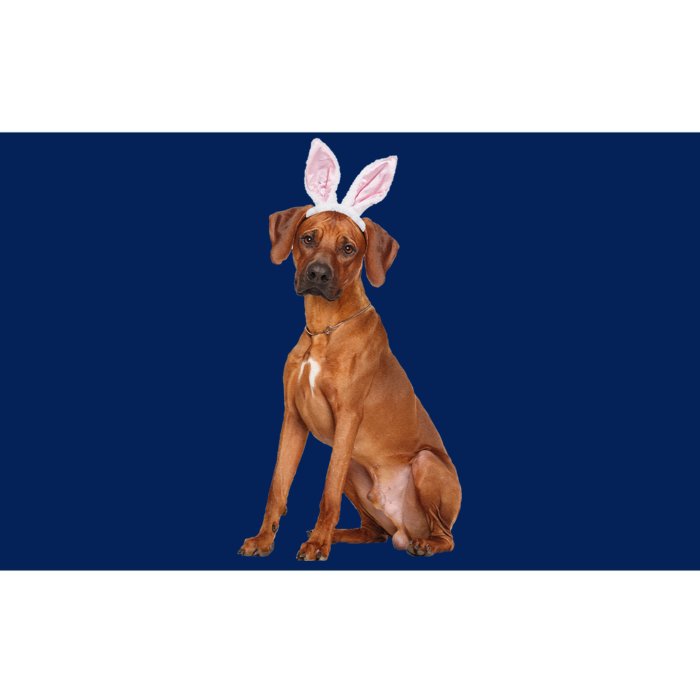 Rhodesian Ridgeback Wearing Easter Bunny Ears Dog Bumper Sticker