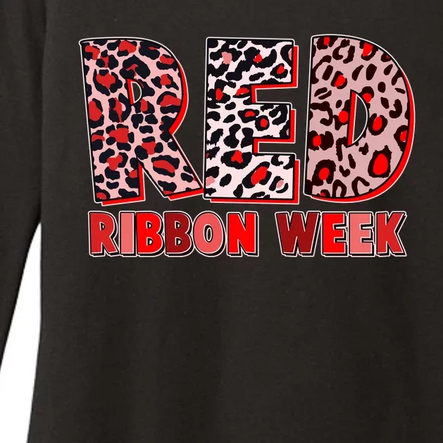 Red Ribbon Week Awareness Womens CVC Long Sleeve Shirt