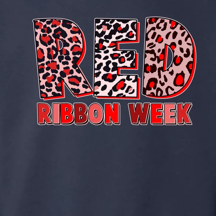 Red Ribbon Week Awareness Toddler Hoodie