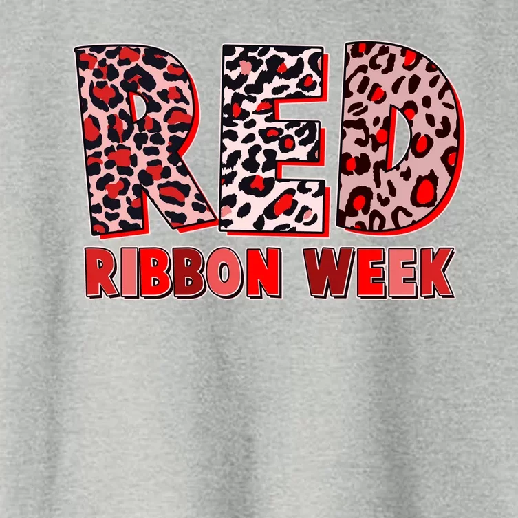 Red Ribbon Week Awareness Women's Crop Top Tee