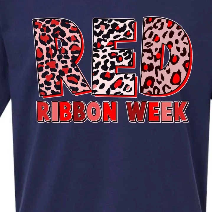 Red Ribbon Week Awareness Sueded Cloud Jersey T-Shirt