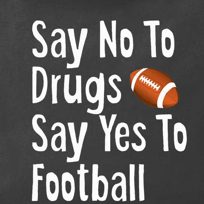 Red Ribbon Week Say No Say Yes To Football Zip Tote Bag