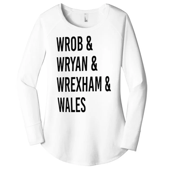 Rob Ryan Wrexham Wales Rob And Ryan Women's Perfect Tri Tunic Long Sleeve Shirt