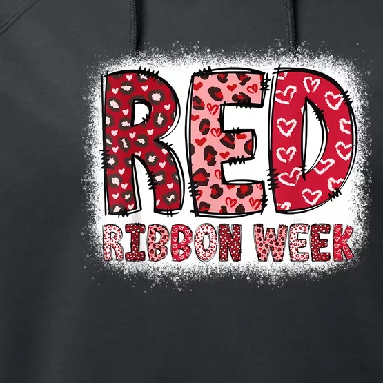 Red Ribbon Week Performance Fleece Hoodie