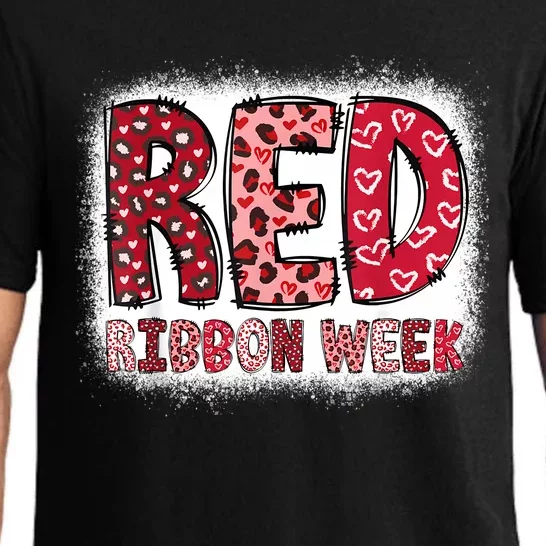 Red Ribbon Week Pajama Set