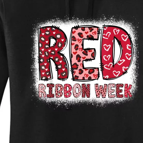 Red Ribbon Week Women's Pullover Hoodie