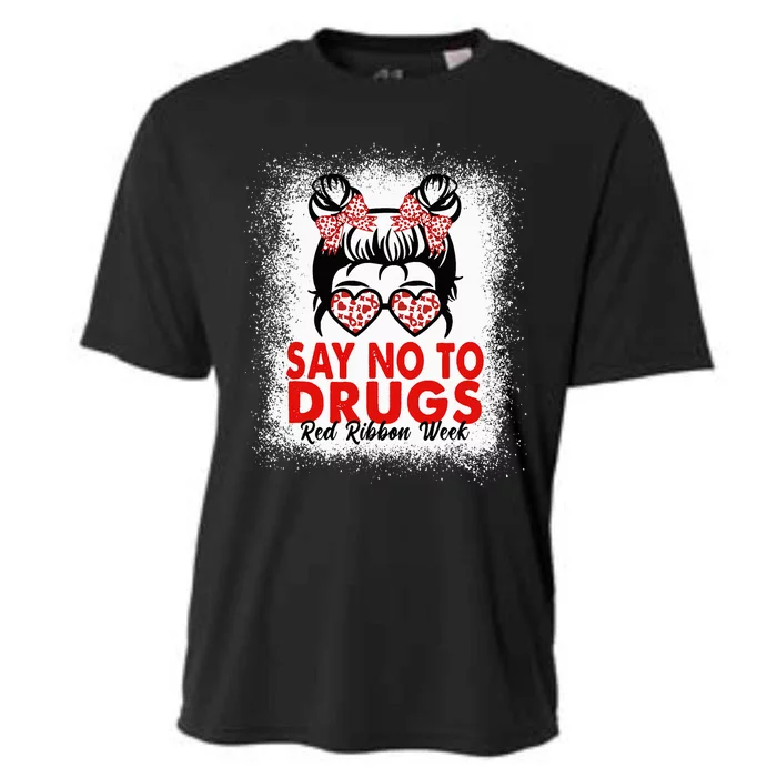 Red Ribbon Week say no to drugs Ribbon Week Awareness Cooling Performance Crew T-Shirt